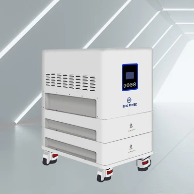Bloopower 5kw Off Grid Lithium-Batterien für zu Hause 15kwh 20 KW 20kw 20 kWh Li Ion Bodenstativ Typ für Solarenergie mit Inverter-System
