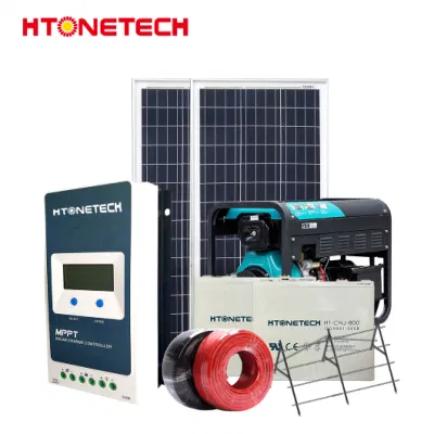 Htonetech 5K Solar Kit System off Grid Lieferanten China 30kwh 40kwh 50kWh 640W monokristalline Silizium-Solarmodule 280kw Dieselgenerator 5,5 Kw Solaranlage