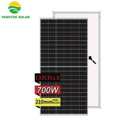 700W 690W 680W Halbzelle billiger Preis monokristalline Solar PV Modul ganzes Solarpanel für Solaranlage