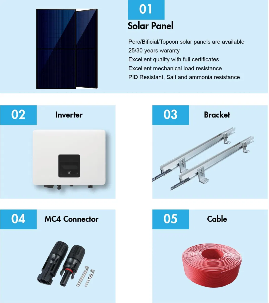 4kw Hgt House Complete Kit Solar Power System PV Factory Price