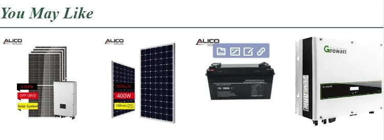 Alico Home Panel Generator Bracket 3-7kw Solar Energy Storage System