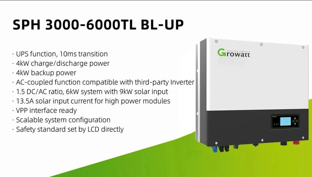 Growatt Sph 5000 up 48V 3kv 5kw Hybrid Solar Inverter Growatt on off Grid Hybrid Inverter