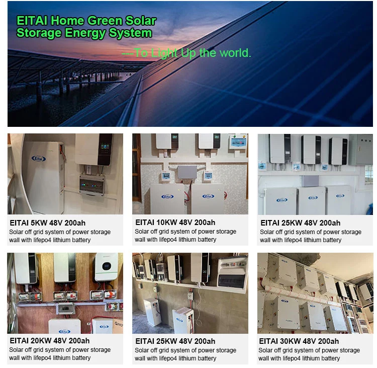 Eitai 9kw Solar Panel System Solar Power System Home 9 Kw off Grid Solar Power 9kw PV System