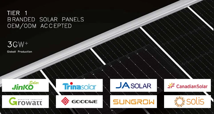 24V Solar Panel Tracker Solar Panels 380wp 385wp 390wp 395wp 400wp 1 Kw Solar Panel