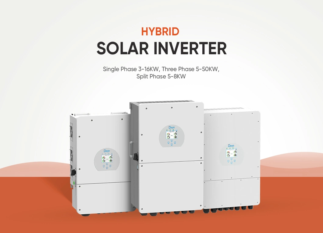 Deye Solar Hybrid Inverter 3Kv 8Kw 10Kw 15Kw Mppt Hybrid Inverter Solar For Home