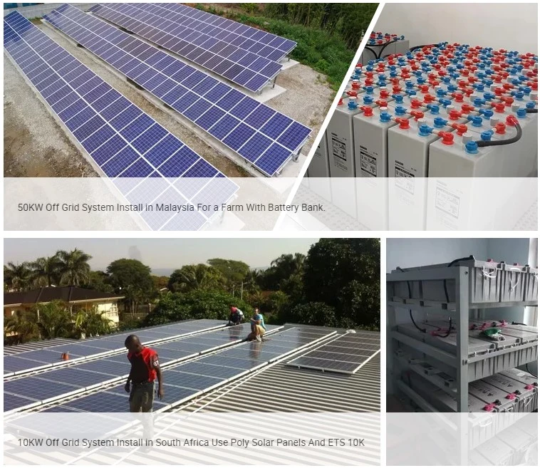 Photovoltaic Hybrid Lithium Solar Panels Energy Power Montage System Complete 3kw 5kw 5kv 10kw 10000 Watt