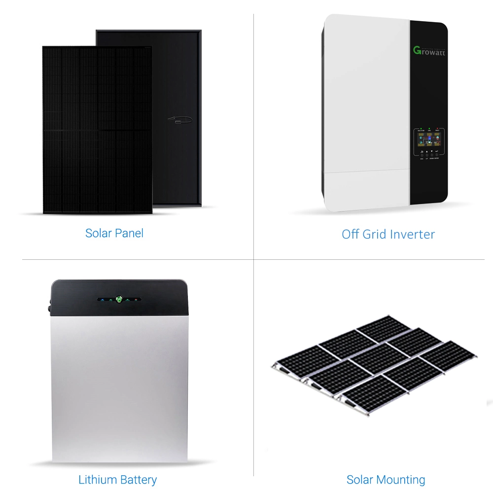 Solar Equipment Energy System 5kw 10kw 20 Kw off-Grid System for House