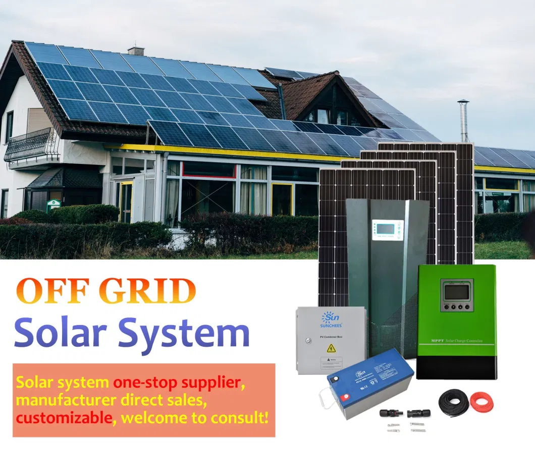10kw Solar Energy System Home Use Solar Panel 10000 Watt Solar Power Plant 10 Kw Price