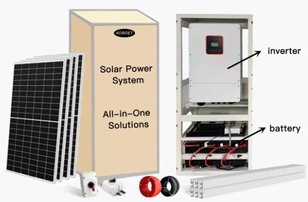 Cheap 3kw 5kw 8kw 10kw Solar Power Home System with 5kwh 10kwh 20kwh Battery