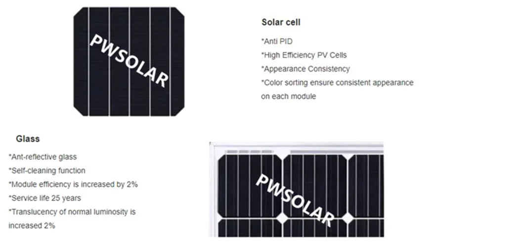 PV Solar Panel Manufacturers 240 Watt 250W Price 1kw 2kw 3kw 5kw 8kw 10kw High Efficiency Solar Panels for Your Home