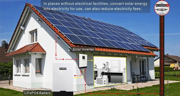 Home Solar Energy Storage System Complete 3kw 5kw 7kw 8kw 10kw Grid Solahybridr Panel Power System