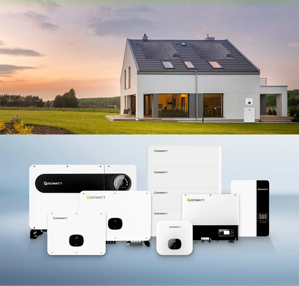 Growatt Min 5000tl 2.5kw/3kw/3.6kw/4.2kw/4.6kw/5kw/6kw Single Phase on Grid Tie Solar Power Inverter Price