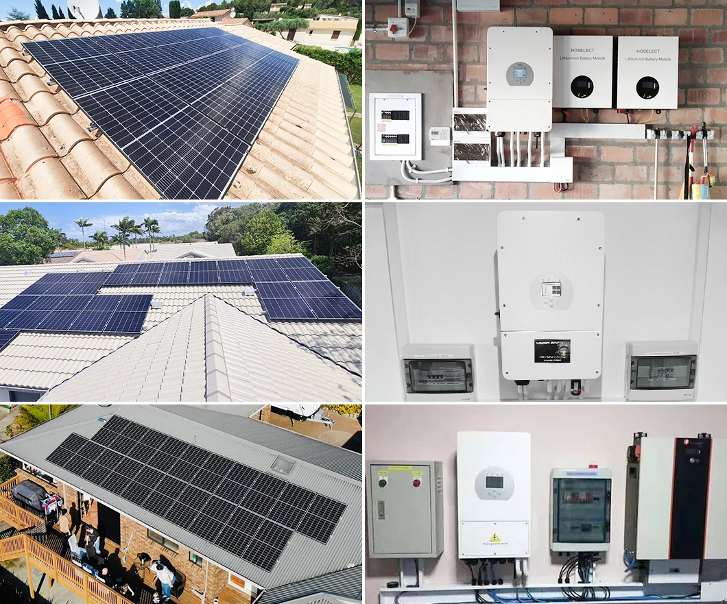 Solar Power System Hybrid Off Grid 8Kw 10Kw 12Kw Solar System With Battery Power Bank