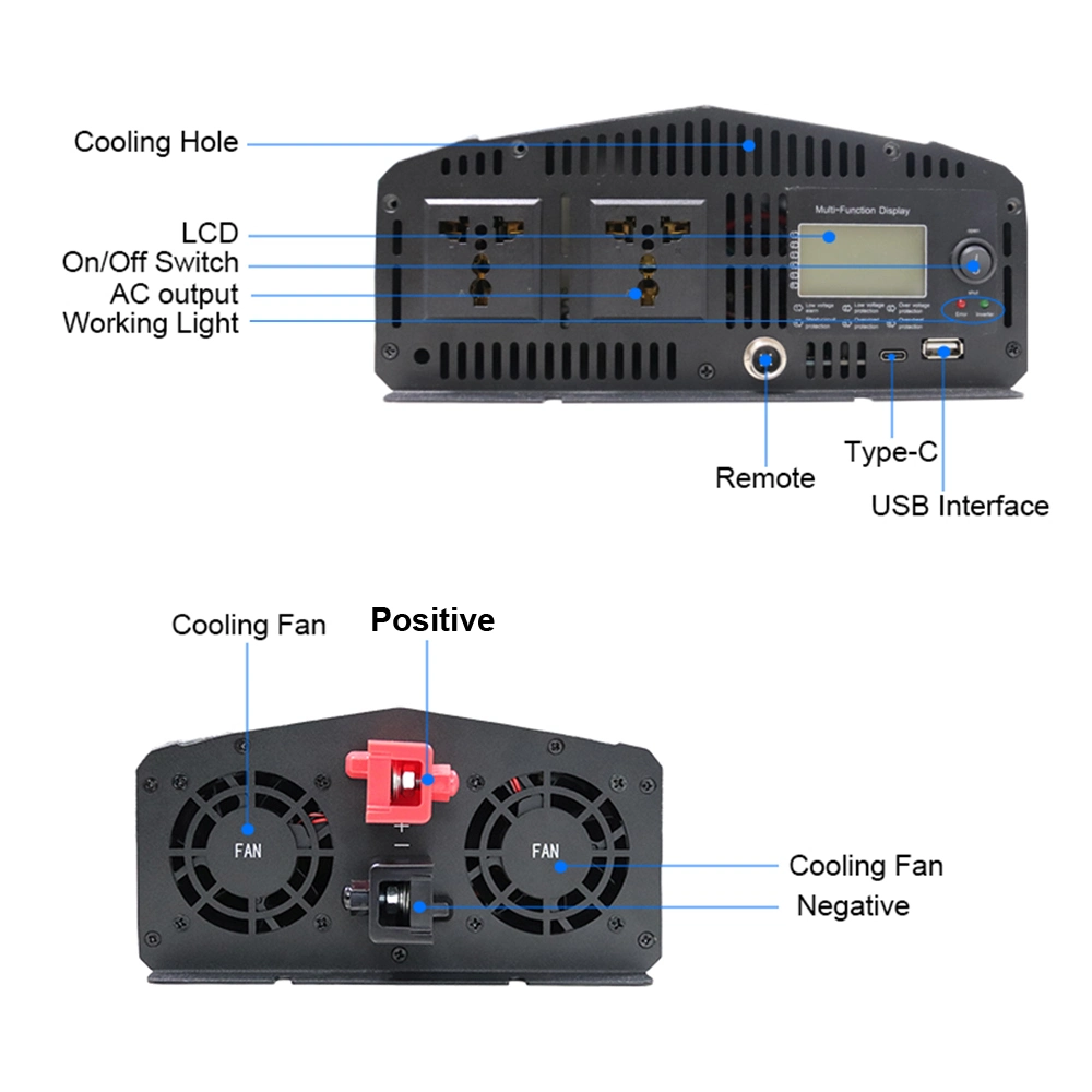 3kw 3kv Solar Home Syetem Pure Sine Wave off Grid Solar Inverters