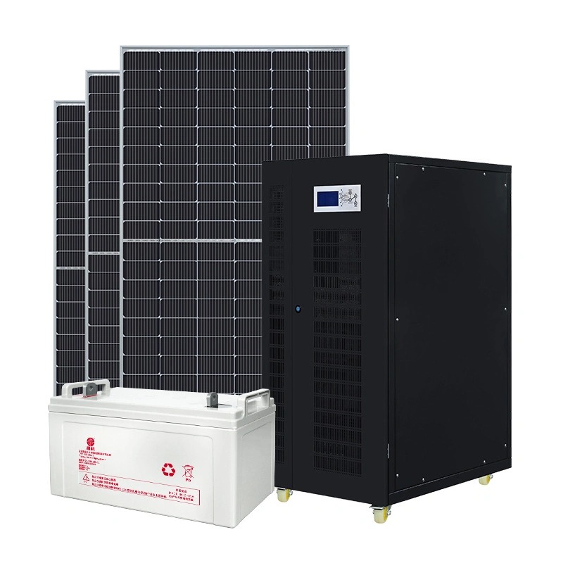 High Solar Panel Efficiency 40kw 50kw Photovoltaic Panel System on Grid 60 Kilowatt Solar Energy System