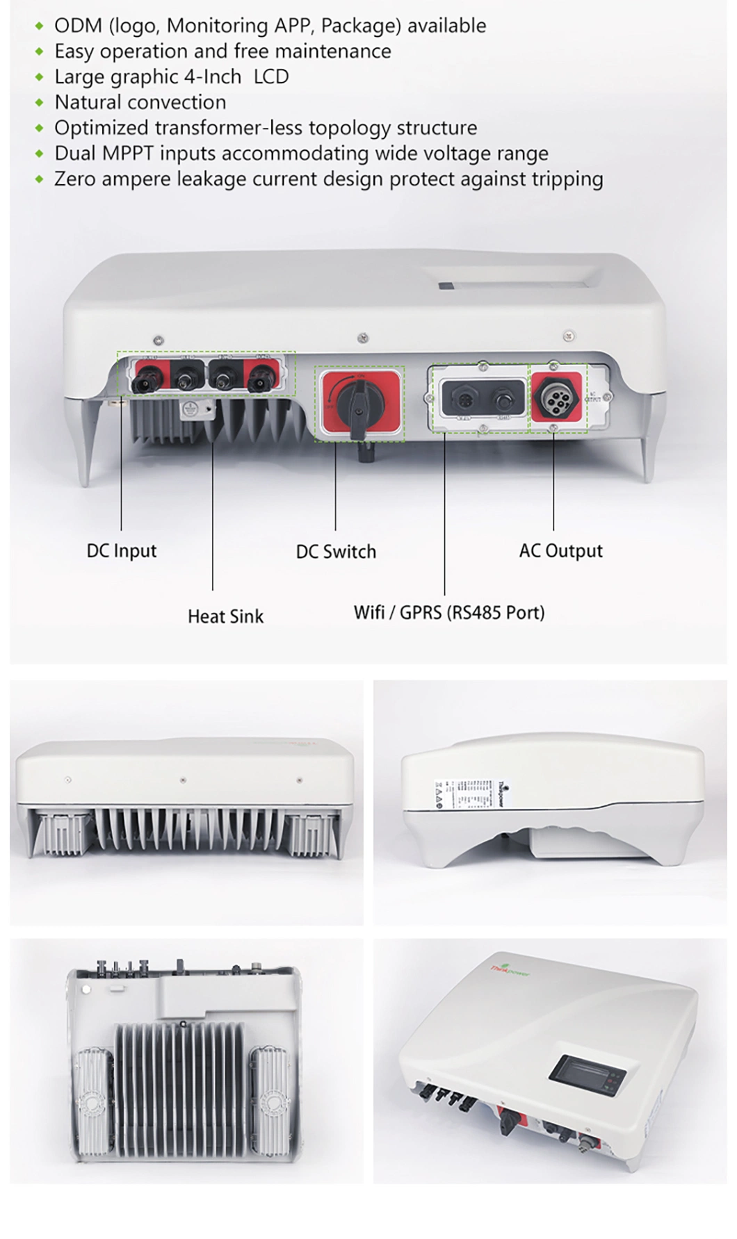 10kw Solar Panels and Solar Inverter on Grid Home Roof Solar Power System Solar Panel Kit