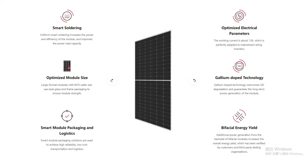 New Technology Longi 540W 545W 550W Solar Panel Longi Solar Cell Hi-Mo 5m Solar Panel 182mm Solar Panel with Best Price