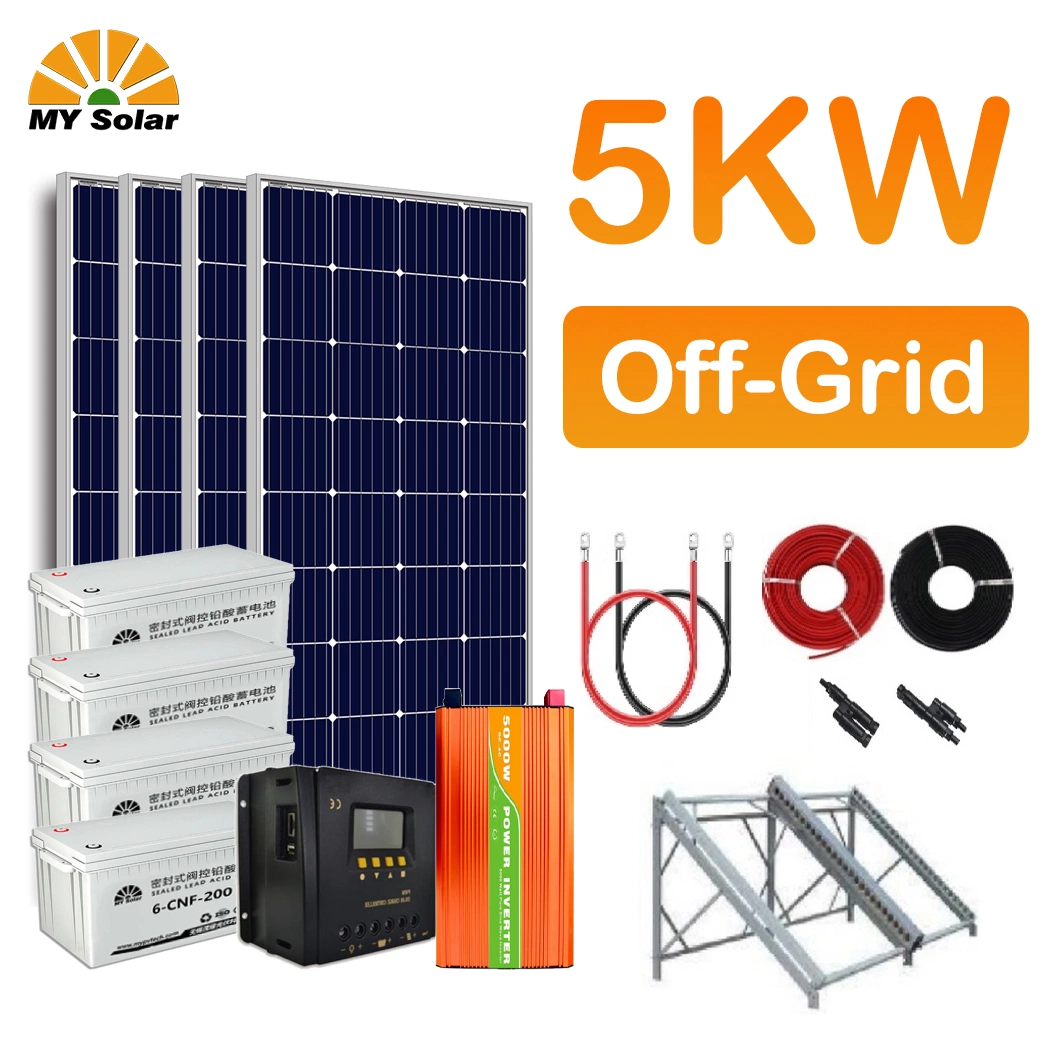 5 Kilowatt 5kw off Grid on Grid Solar Panel Price