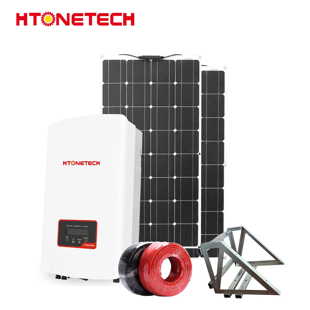 Htonetech 12kw Hybrid Inverter 8kw Solar Inverter Power Solar Panels 50 Kw China Manufacturing 5000W 45000W on Grid Solar Power System 1kw