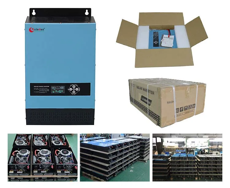 Wholesale Price Low Frequency 12VDC 2kw 24VDC 3kVA 48V 5kw 6kVA Inverters Pure Sine Wave Hybrid Solar Charge Controller Inverter