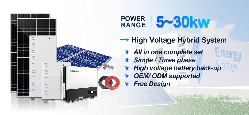 Eitai 10kw 20kw 30kw 10 Kw 20 Kw 30 Kw Lithium Battery Hybrid Solar System