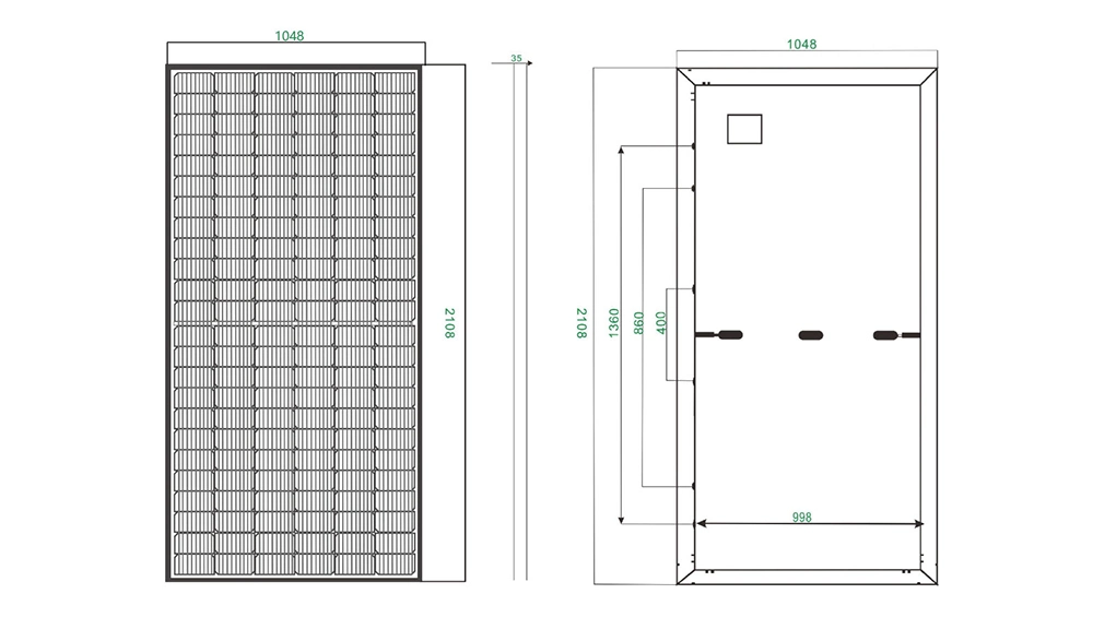 Home Use &amp; Industry and Commerce Use Brand New CE/ISO/Inmetro/TUV/UL 440W 450W 460W 500W 600W 700W Mono Modules Monocrystalline Solar Panel