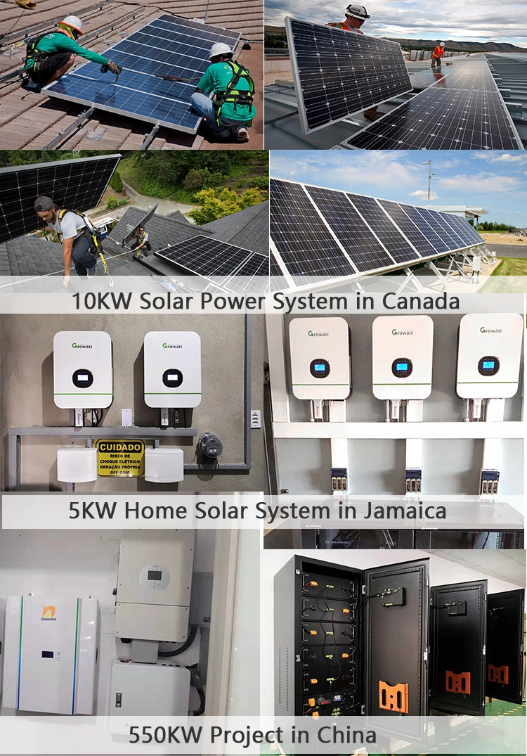 Home Hybrid Solar Energy Storage System Complete 48V 3kw 5kw 7kw 8kw 10kw on off Grid Solar Panel Power System