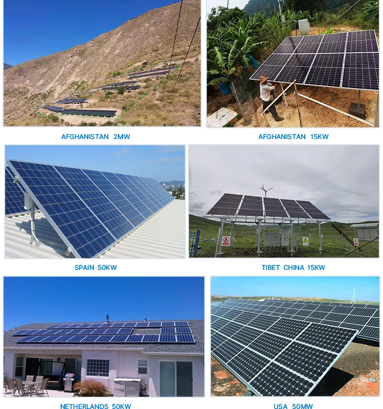 Home off Grid 1kw 2000W 3kw 5kw 7kw 30K 50kw 5 10 50 Kw Solar Panel Energy Power System Complete Kit Fotovoltaico for Home