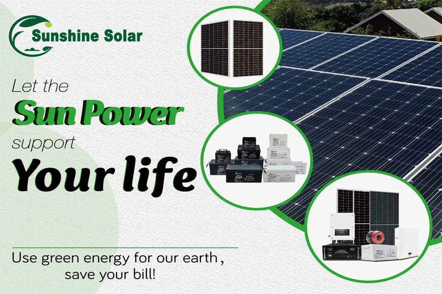 Sunshine/Deye/Growatt Low Frequency Single/Three/Split Phase 120V 240V 380V 5kw 5kVA 8kw 10kw 12kw Hybrid Solar Power Inverter
