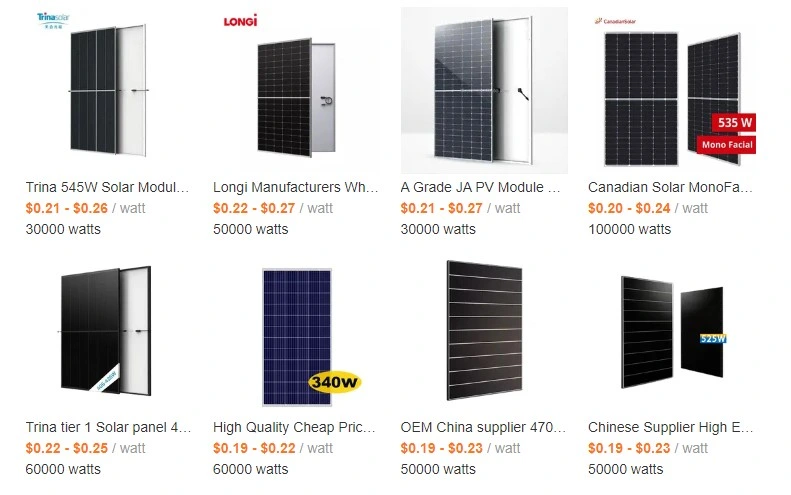 Shingled Overlapping Solar Panel 530W 535W 540W 545W 550W Energy Solarmodul Price 10 Kw Cells