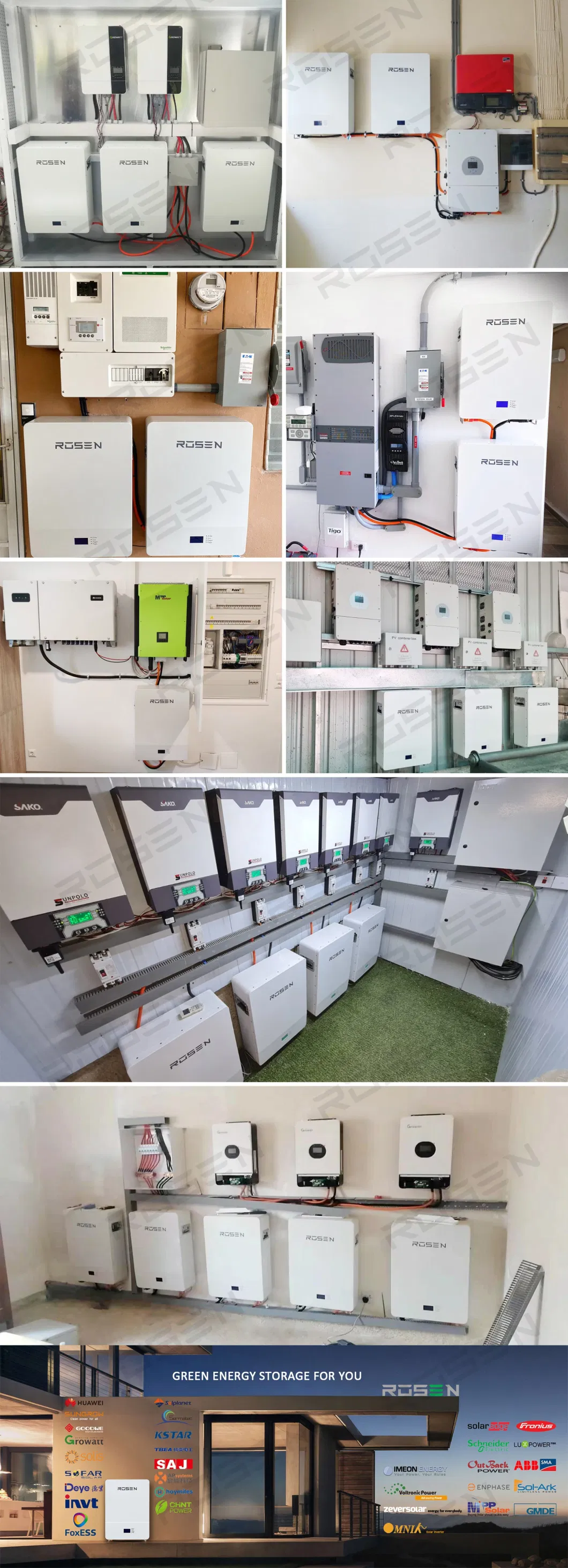 10kw Hybrid Solar Power System 8 Kw 10 Kw Battery Back up 10kw on-Grid Hybrid Solar Power System