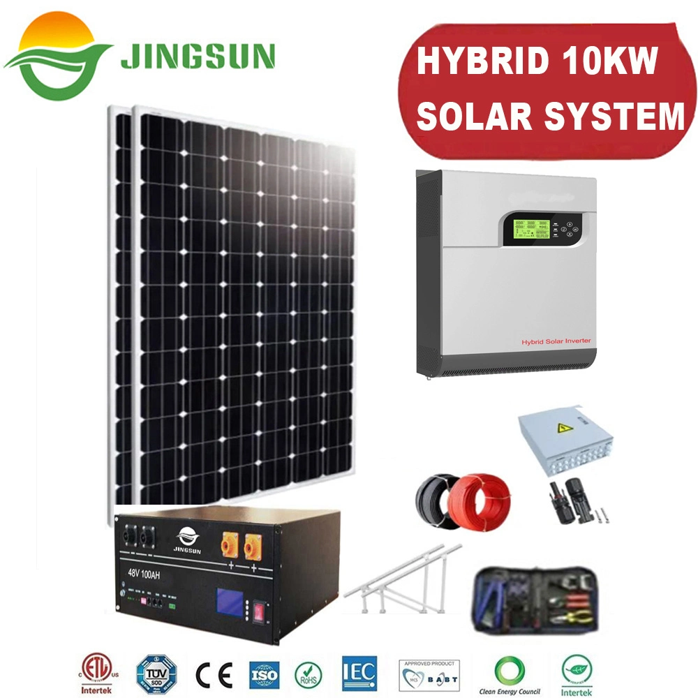 Jingsun 10000 Watt 10kw Hybrid Solar Wind Solar Power System