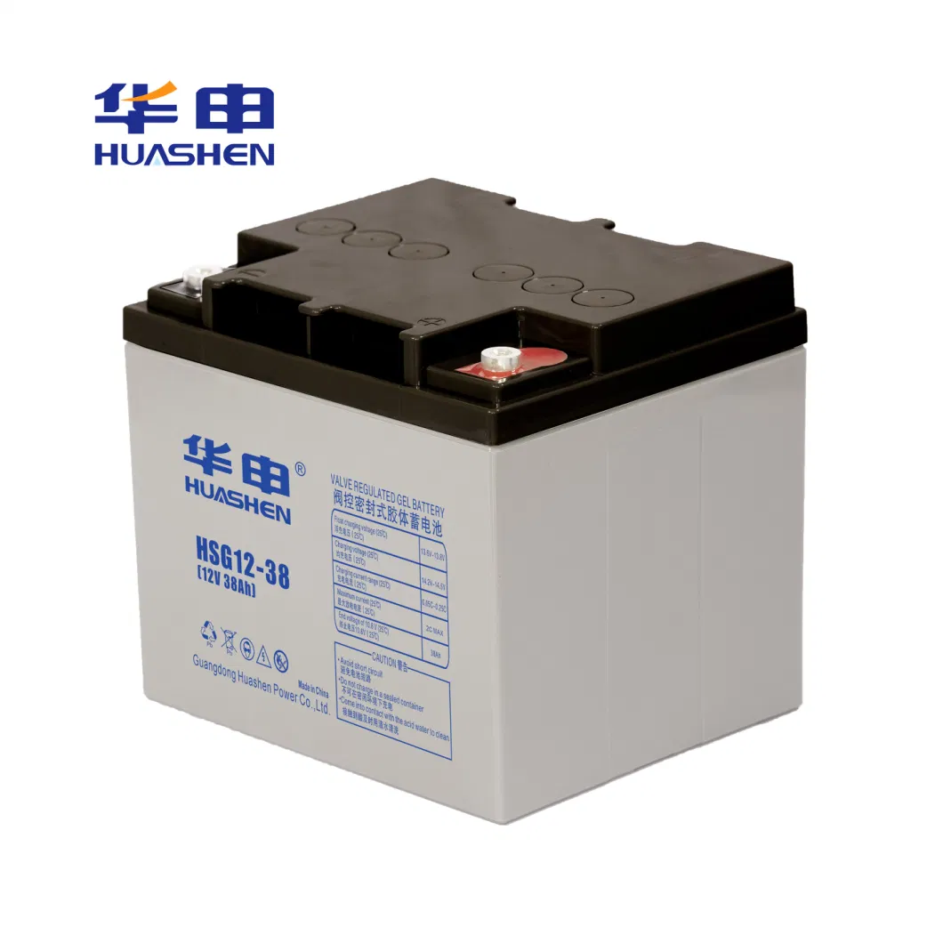 Huase 12V Lead-Acid Battery Solar Gel Deep Cycle Colloidal Battery AGM off Grid on Grid Power Generation Gel Battery
