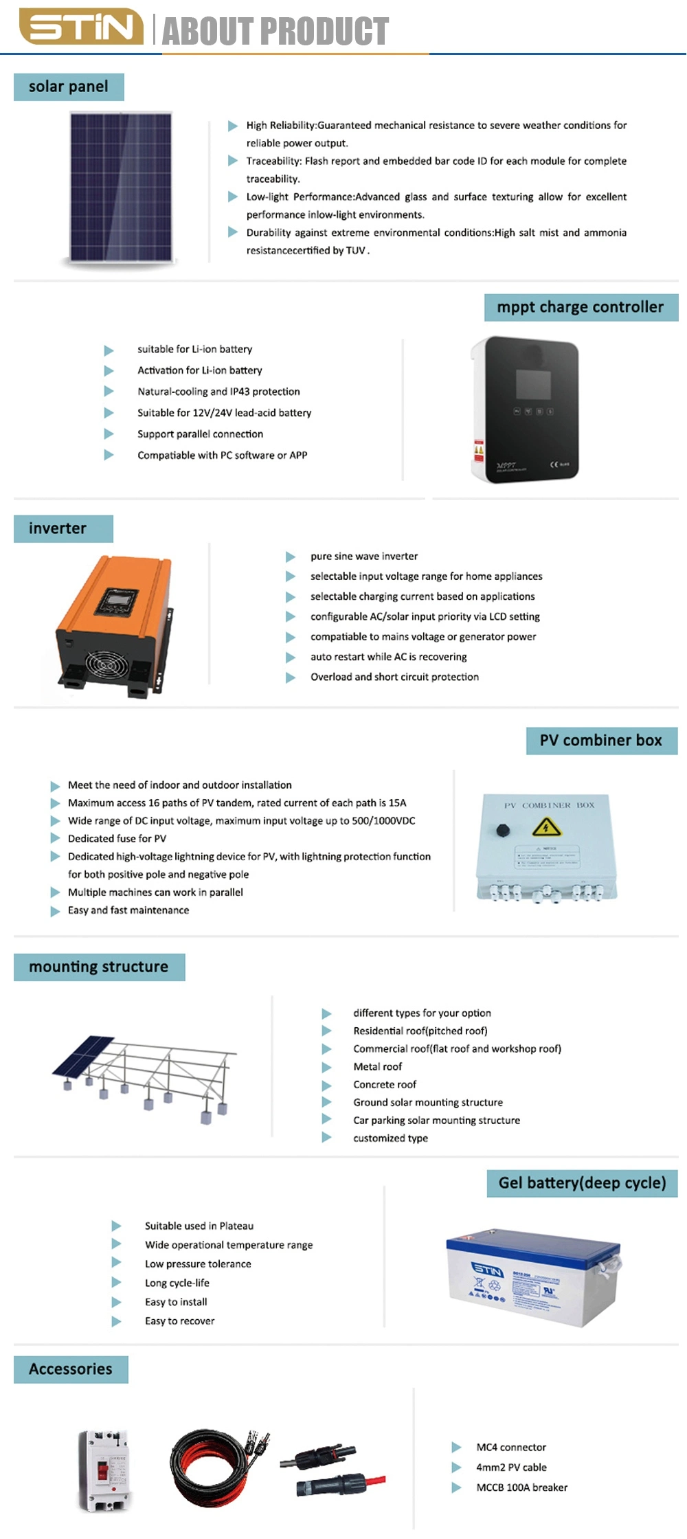 2 Kw Whole Kits off Grid Solar System Including Solar Panel