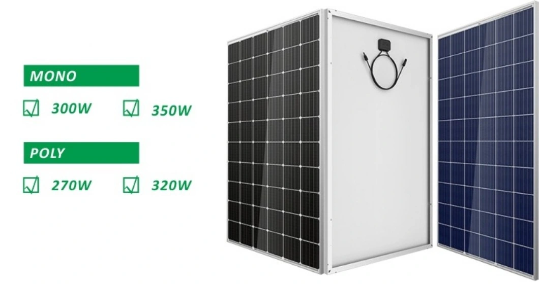 4 Kw 3kw 300W Outdoor off Grid Kit Panel Power Solar Energy System Home