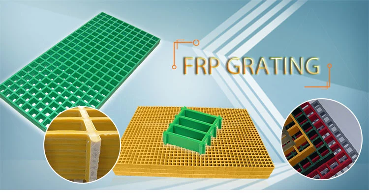 38*38*25 mm GRP Grating Fiberglass Roofing Walkway FRP Mesh Grid 5%off