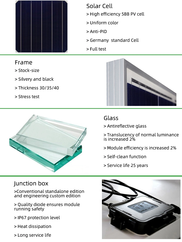 400 W 700W 1 Kw Paneles-Solares- Foldable Mounting Transparent Solar Panels 1000W Price for Canadian