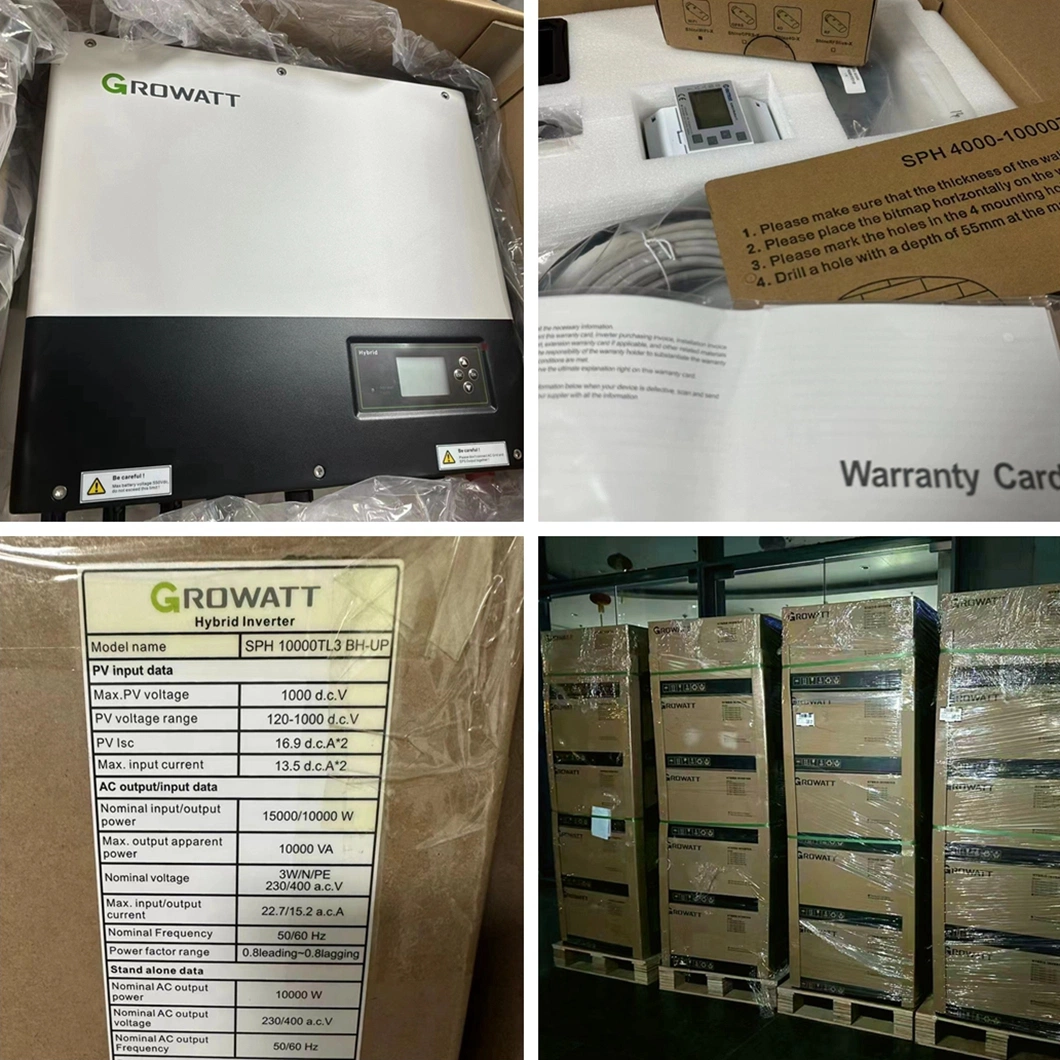 Hybrid Three Phases 8kw 10kw 12kw 15kw 20kw 25kw 30kw 8 10 12 15 20 25 30 Kw Hybrid Solar Energy System