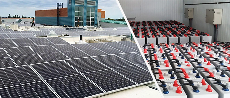 Commercial Full Solar Panel 20 40 80 100 Kw kVA Hybrid Solar Power System with Competitive Price