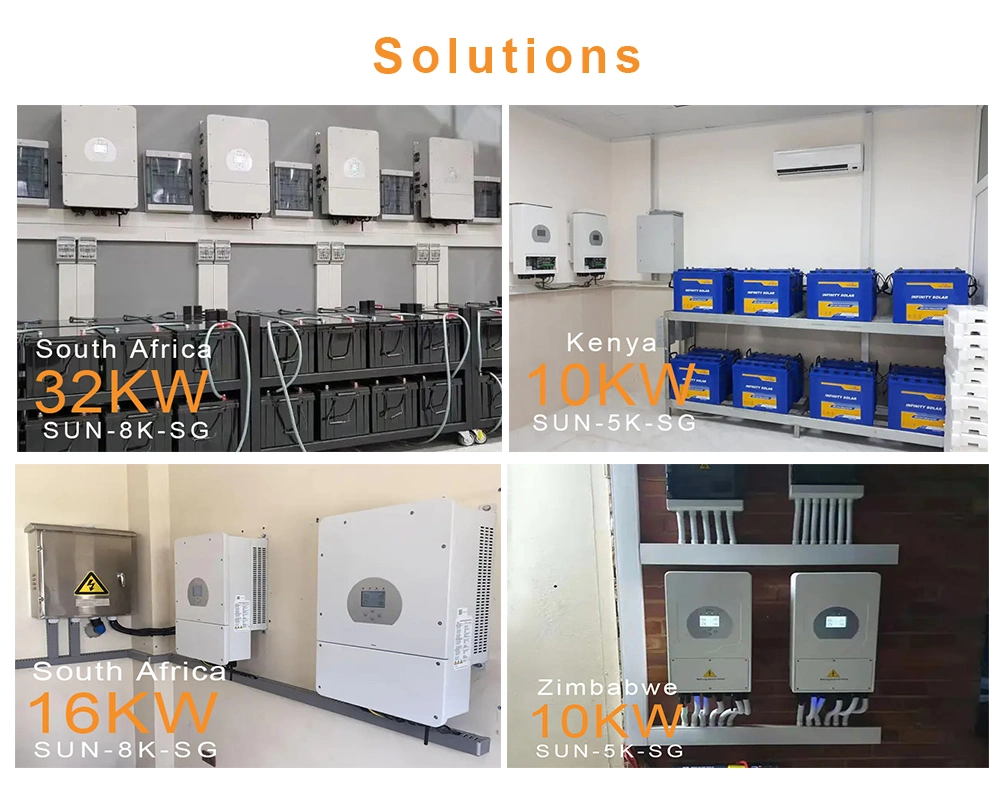 50 kVA Solar Inverter 40kw 50kw Deye Hybrid System off Grid Sg01HP3 Lithium Battery Wechselrichter 30kw 35kw Ibrido Trifase