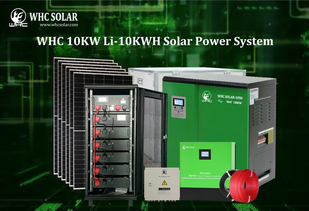 Whc Complete Photovoltaic Solar Energy System 5000W 8000W 10000W 5kw 10kw All-in-One Hybrid Solar Panels Power System off Grid
