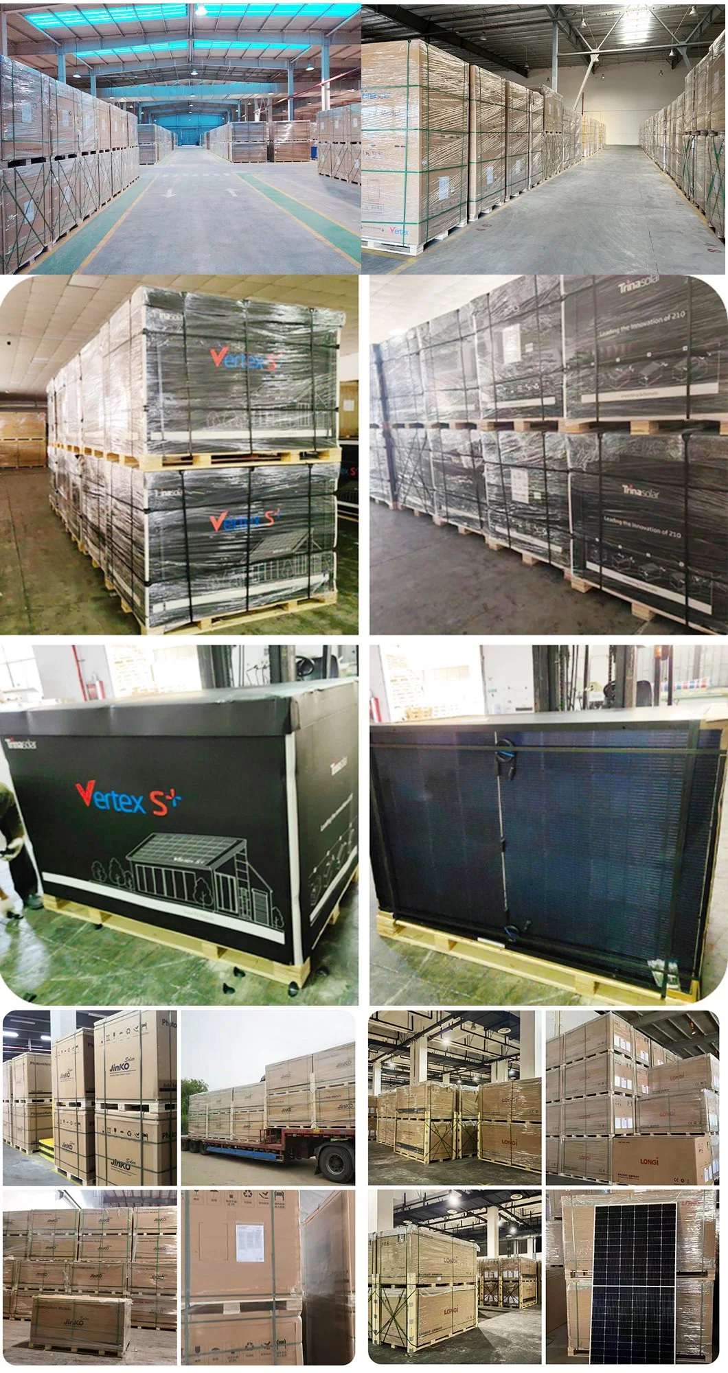 EU Stock Trina Solar Vertex S+ Tsm-Neg9r. 28 Solar Module 425W 430W 435W 440W 445W 450W Black Frame Solar Panels