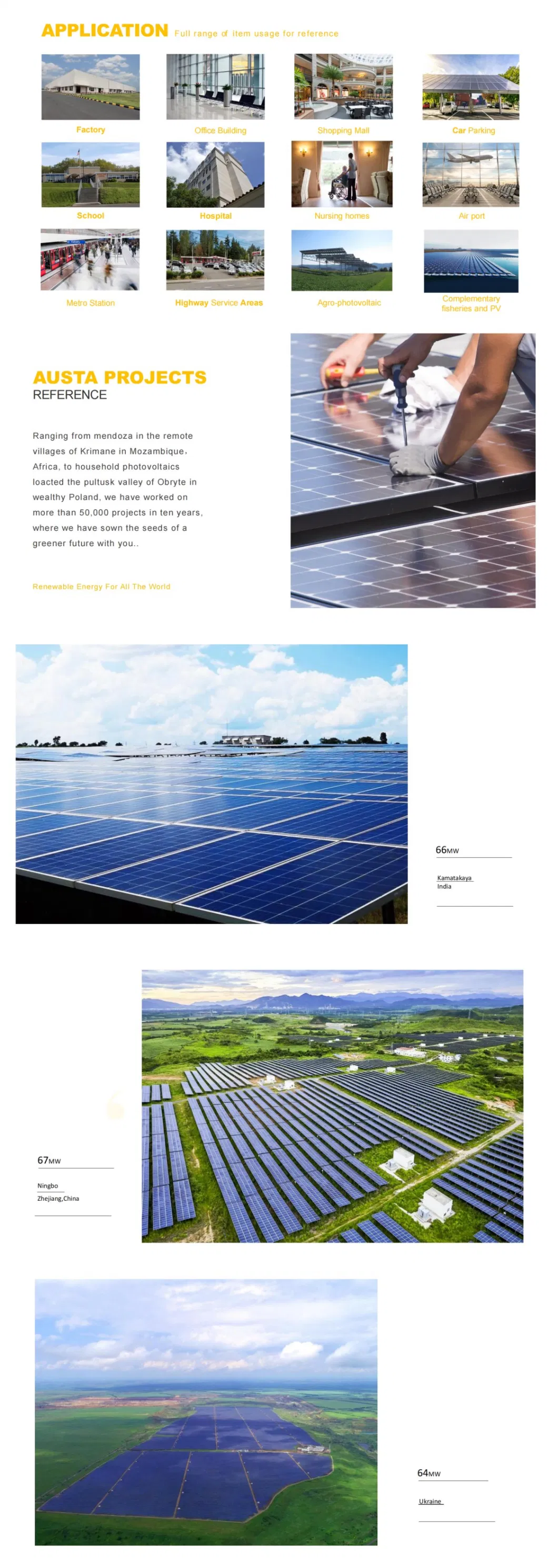 Manufacturer 40kw IP65 Protection String Solar Inverter with 5 Years Warranty