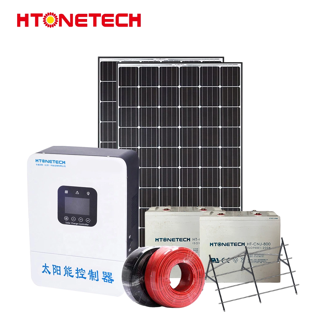 Htonetech 6000 Watt off Grid Solar System Manufacturing China 5000W 45011W 5kv Solar Power System with Charging Controller