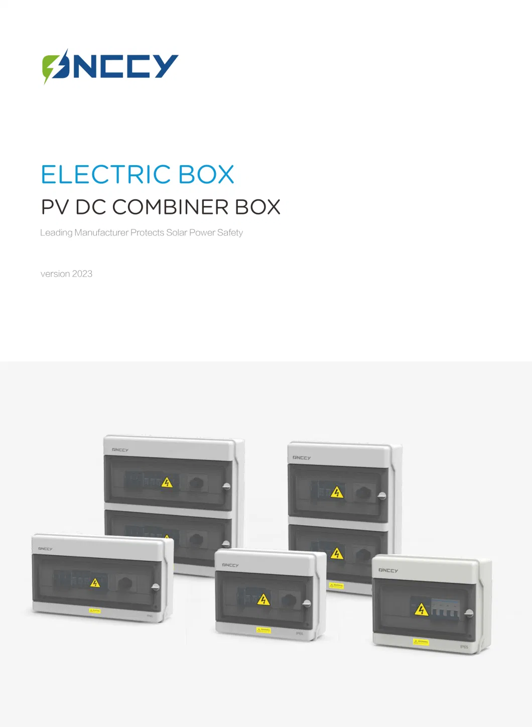 Onccy 2 in 2 out Waterproof Solar Junction Combiner Box for PV