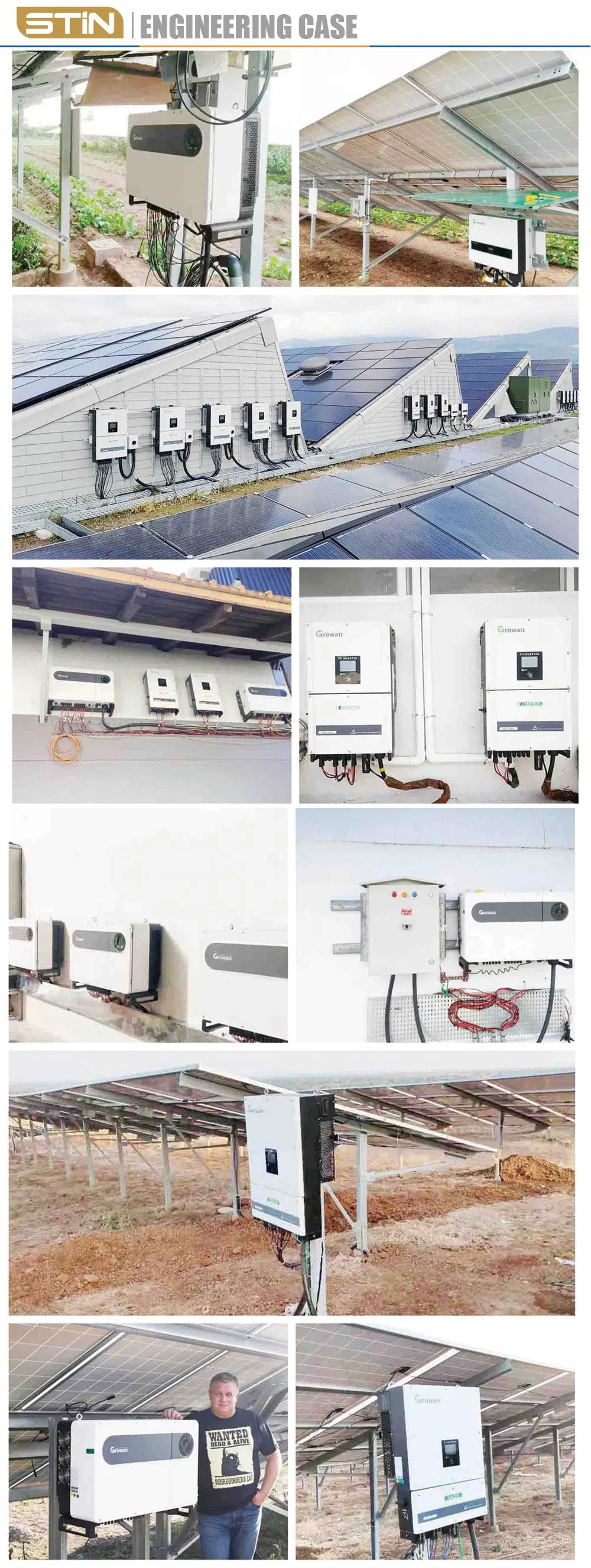 40 Kw 40000W 40K Watt Complete on Grid Hybrid Photovoltaic Solar Energy Generator with Inverter Solar Panel