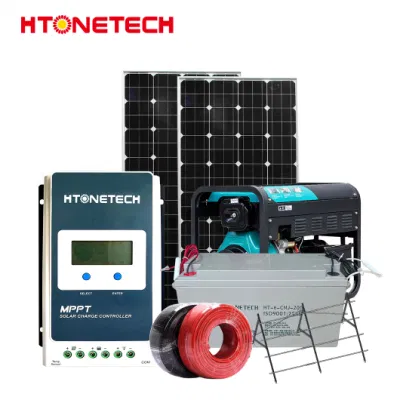  Htonetech off Grid Solar System 100A Mayoristas China 300W 3031W 100W Panel solar Monocrystalline Silicon 320kw Generador Diesel 30 kWh Sistema Solar