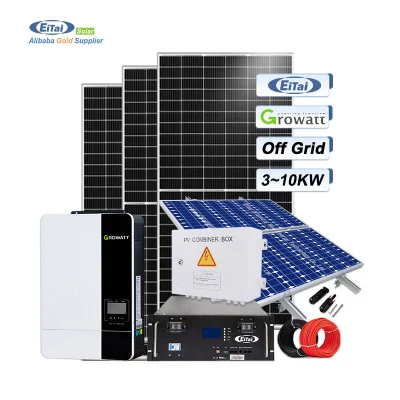  Eitai fácil instalar 4kw fuera de la Red del Sistema Solar generador solar con baterías para uso doméstico