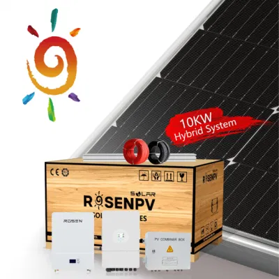  Uso residencial 10kw Hybrid Storage System 10 Kw de Energía Solar Kit sistema