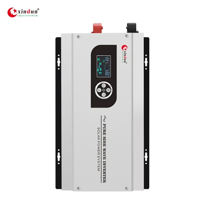  6 kW onda sinusoidal pura de baja frecuencia dc monofásica A AC off Grid Solar Inverter con MPPT Controller Factory Vender 48VDC